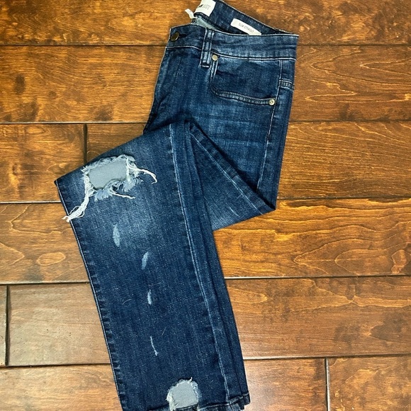 Williamrast | Slim Straight Distressed Denim | Blue Jean | Size 28 - Picture 6 of 9